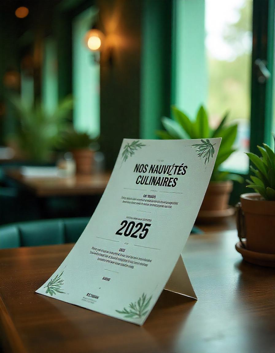 Menu Saisonnier au Restaurant Villette : Nos Nouveautés Culinaires 2025